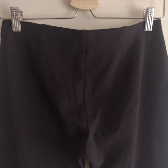 Eileen Fisher Petite Black Knit Pants PS Soft Stretchy Sturdy Leggings SP S - Picture 8 of 9